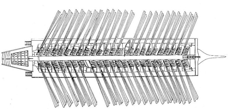Ricostruzione-di-una-galea-veneziana.-fine-XIX-secolo