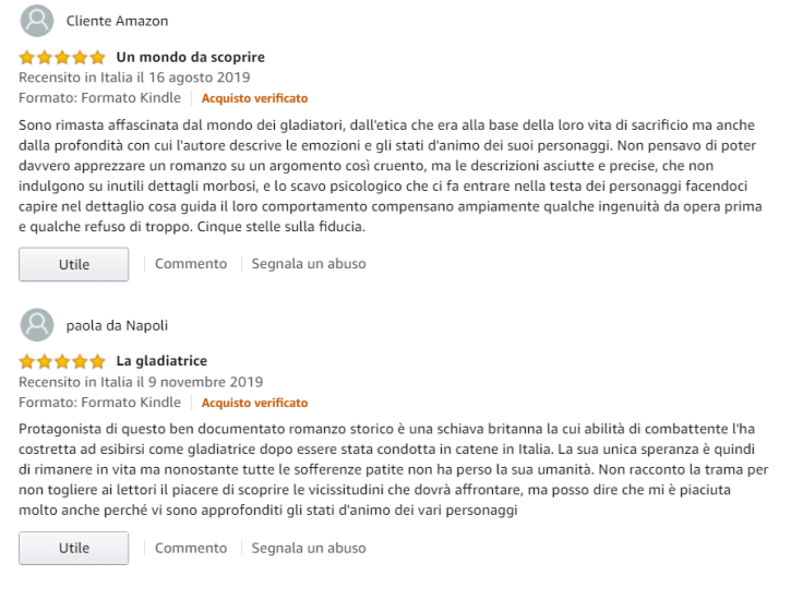 Recensioni amazon
